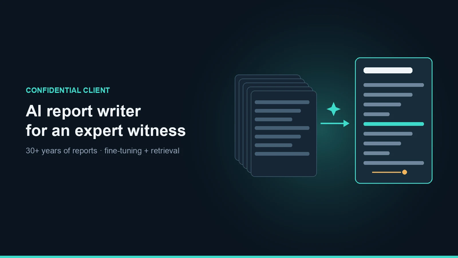 AI Report Writer case study